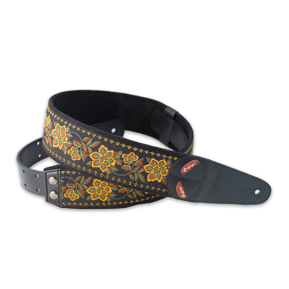 Right On Straps MOJO Roses Black Mojo