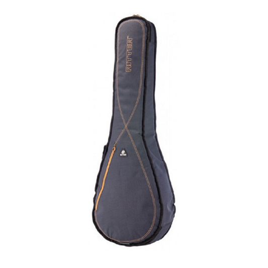 Ritter RGS3-BO/MGB Misty Grey - Leather Brown Bouzouki Bag