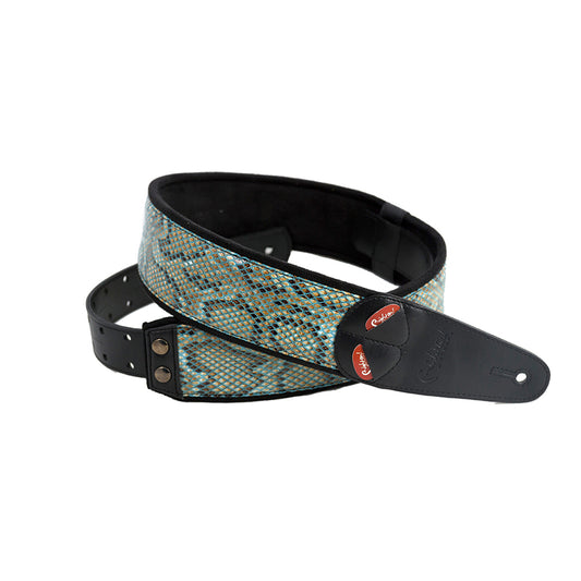 Right On Straps MOJO Viper Teal Guitar Strap