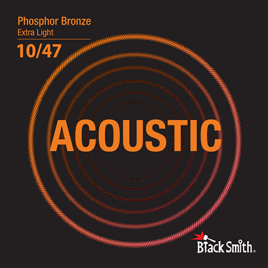 Black Smith PB-1047 Extra Light Phosphor Bronze Acoustic Guitar Strings