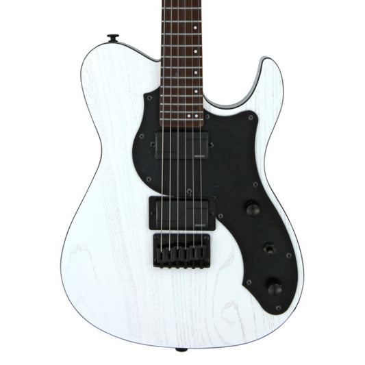 FGN JIL2ASHDE664R/OPW Open Pore White Electric Guitar Including Gig Bag