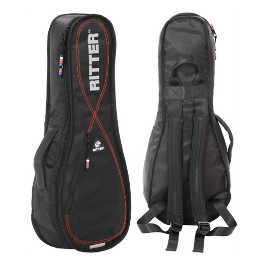 Ritter RGP2-U/BRD Black-Red Concert Ukulele Bag