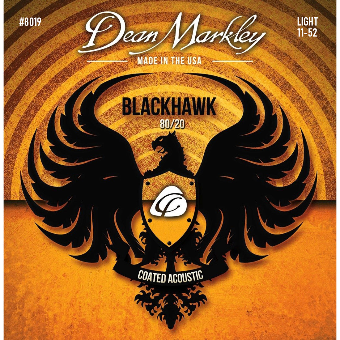 Dean Markley Blackhawk Coated Acoustic 80/20 Light Strings 11-52