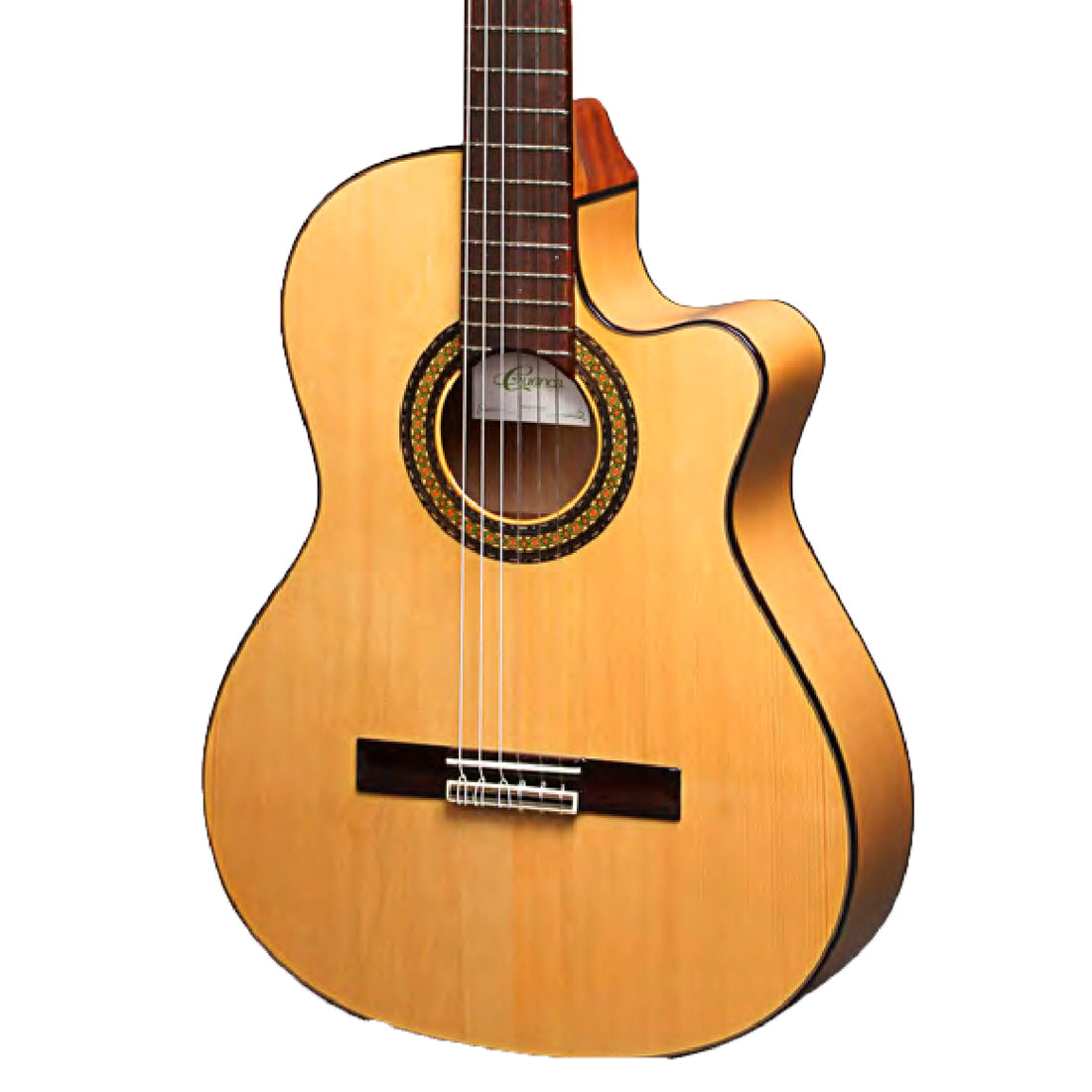 Cuenca 30F CW E1 Cutaway Classical Guitar