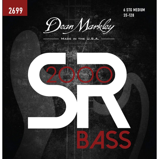 Dean Markley SR2000 Medium 6 Bass Strings 35-128