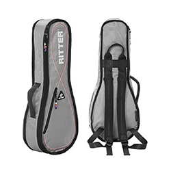 Ritter RGP2-UT/SRW Silver Grey-Red-White Tenor Ukulele Bag