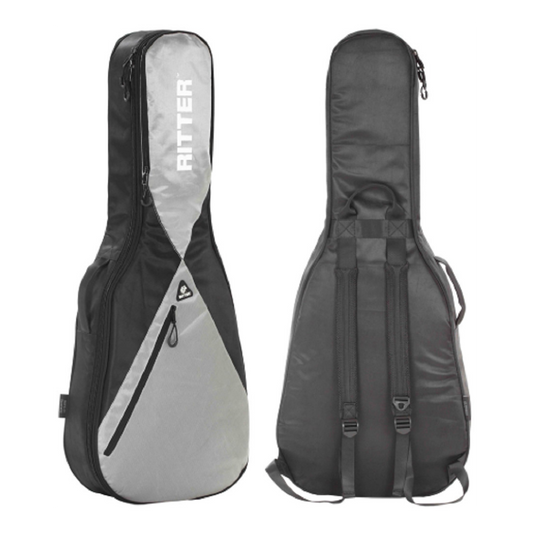 Ritter RGP5-CH/BSG Black-Silver Grey 1/2 Size Classical Guitar Bag