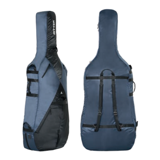 Ritter RSP5-DBF/NBK Navy-Black Grey 4/4 Size Double Bass Bag