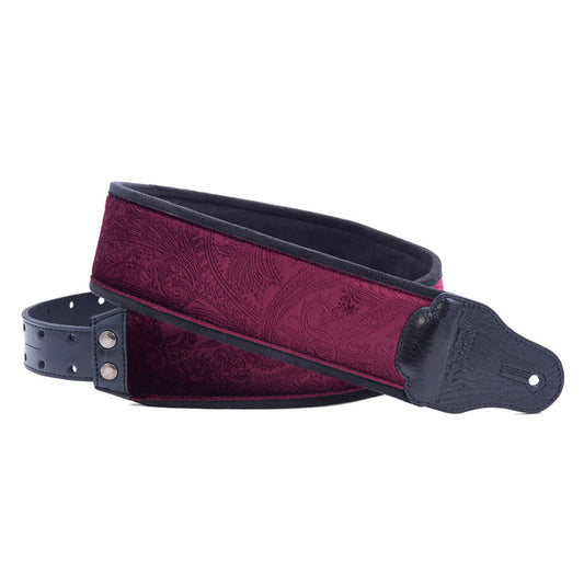 Right On Straps JAZZ Cashmere Red Guitar Strap