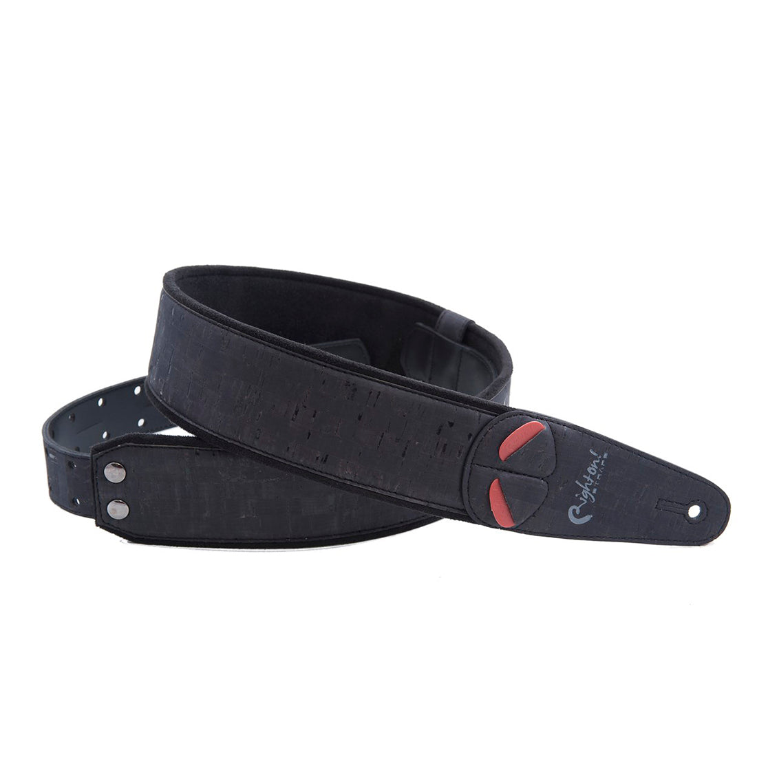 Right On Straps MOJO Cork Black Guitar Strap