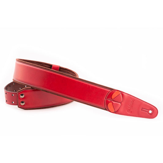 Right On Straps MOJO Charm Red Guitar Strap