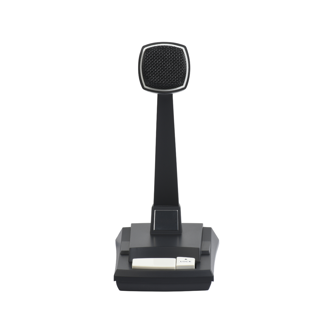 CAD Audio 878HL-2 Omnidirectional Dynamic Desk Top Microphone with Locking Push to talk switch