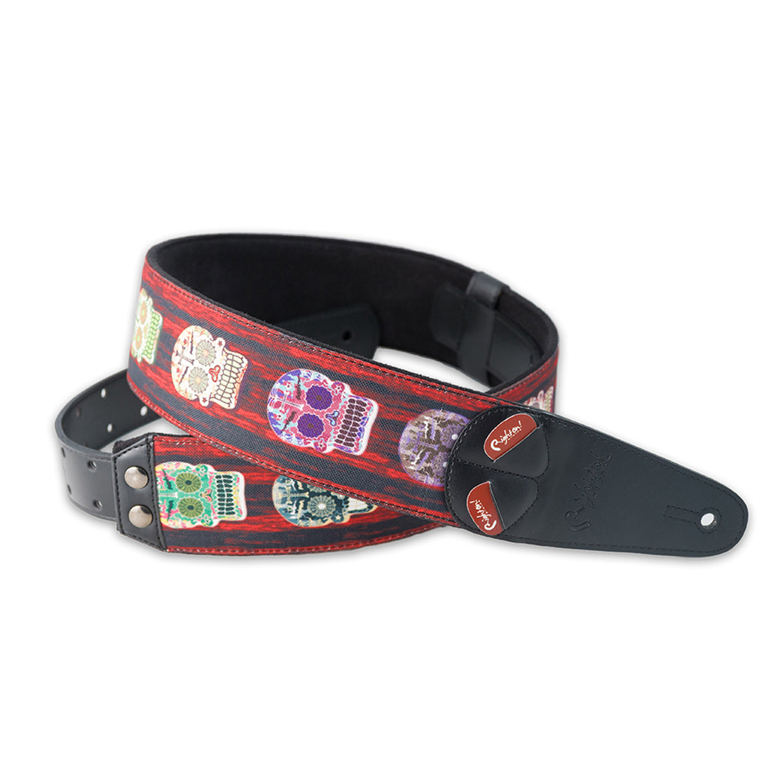 Right On Straps MOJO Skulls Unic Guitar Strap