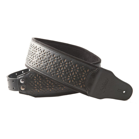 Right On Straps BASSMAN Alhambra Black Guitar Strap