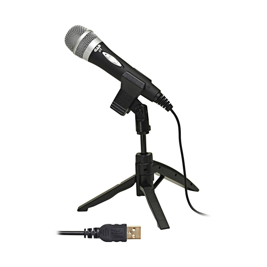 CAD Audio U1 USB Cardioid Dynamic Handdeld Microphone w/Tripod Stand  10ft USB Cable