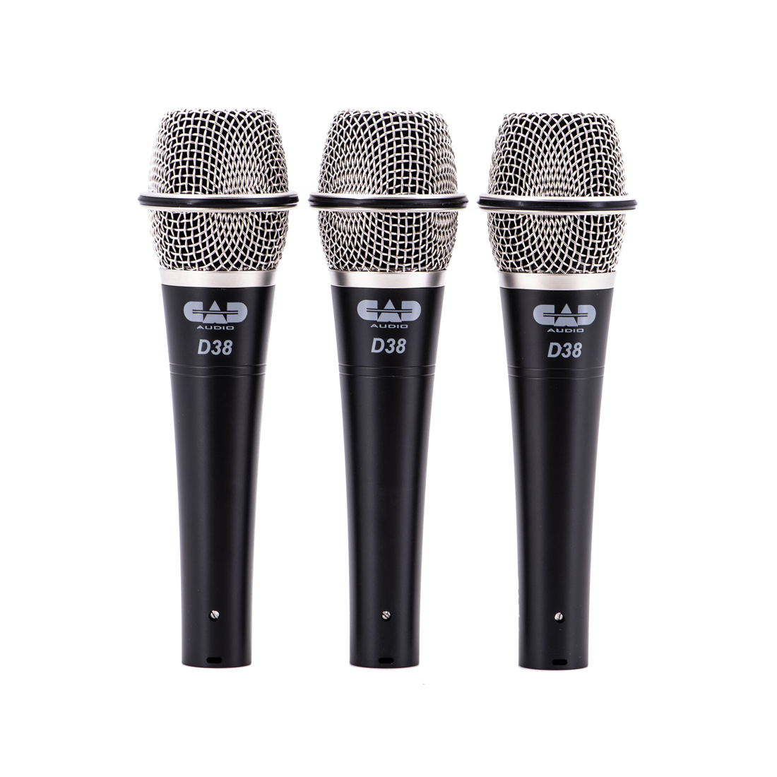 CAD Audio D38x3 3 Pack of D38 SuperCardioid Dynamic Microphone