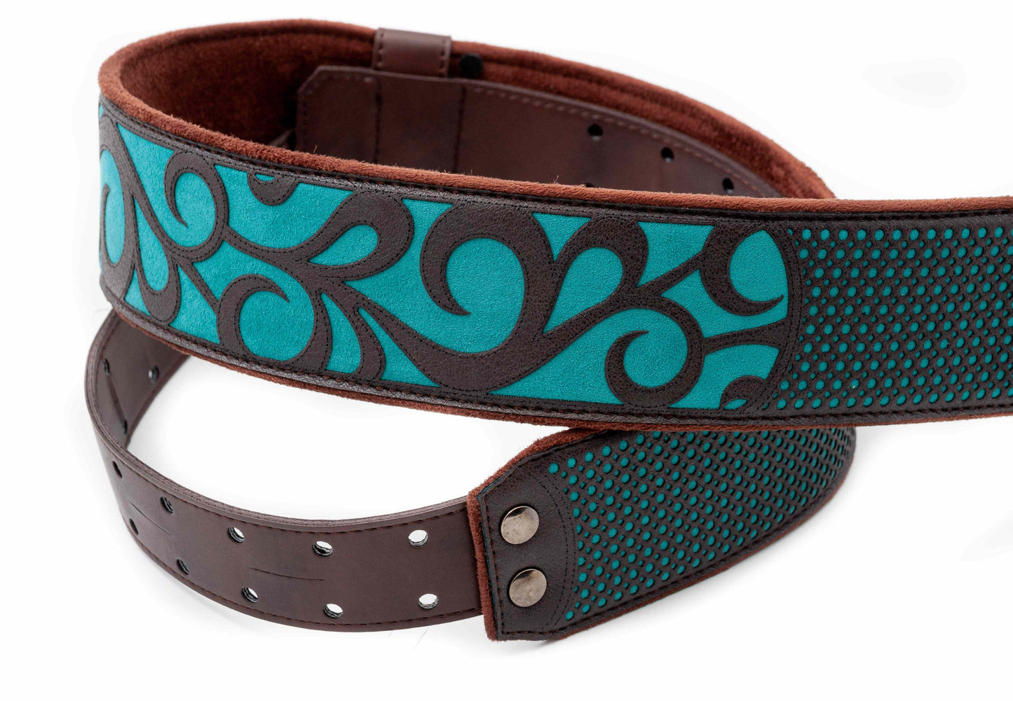 Right On Straps MOJO Nashville Teal Guitar Strap