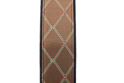 Right On Straps MOJO Diamond Brown Guitar Strap