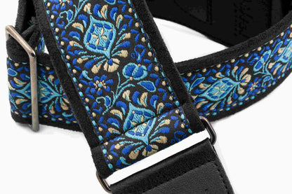 Right On Straps STANDARD PLUS Woodstock II Blue Guitar Strap