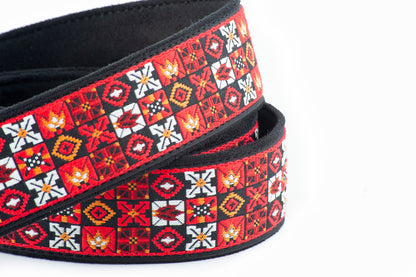 Right On Straps LEGEND JH II Hendrix Red Guitar Strap