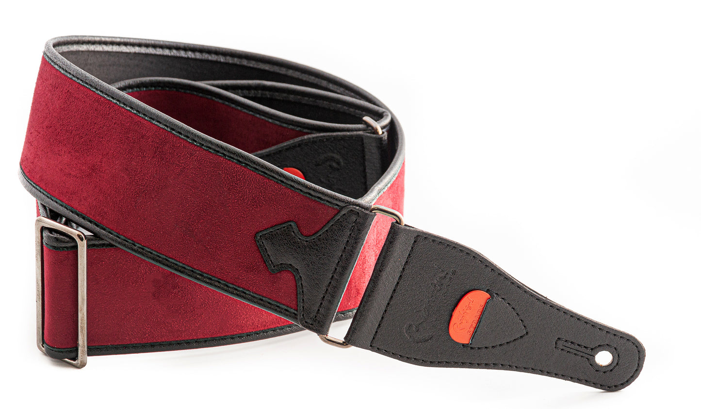 Right On Straps Talisman DIVINE Red Guitar Strap