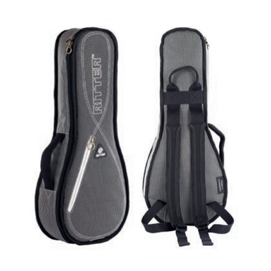 Ritter RGS3-U/SGL Silver Grey Leather Ukulele Bag