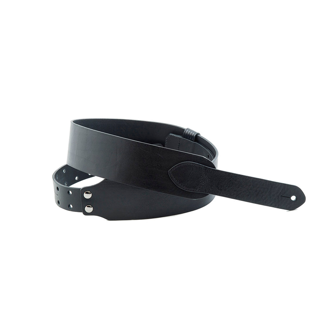 Right On Straps WILD Pure Black Guitar Strap CLEARANCE 25% OFF