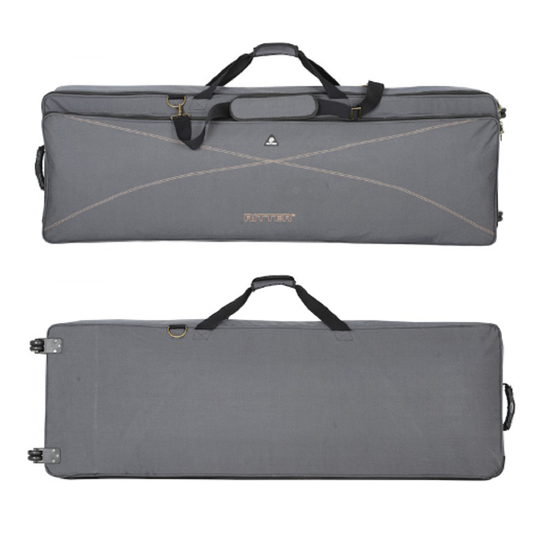 Ritter RKS7-55W/MGB Misty Grey-Leather Brown Keyboard Bag 1380x370x170mm w/Wheels