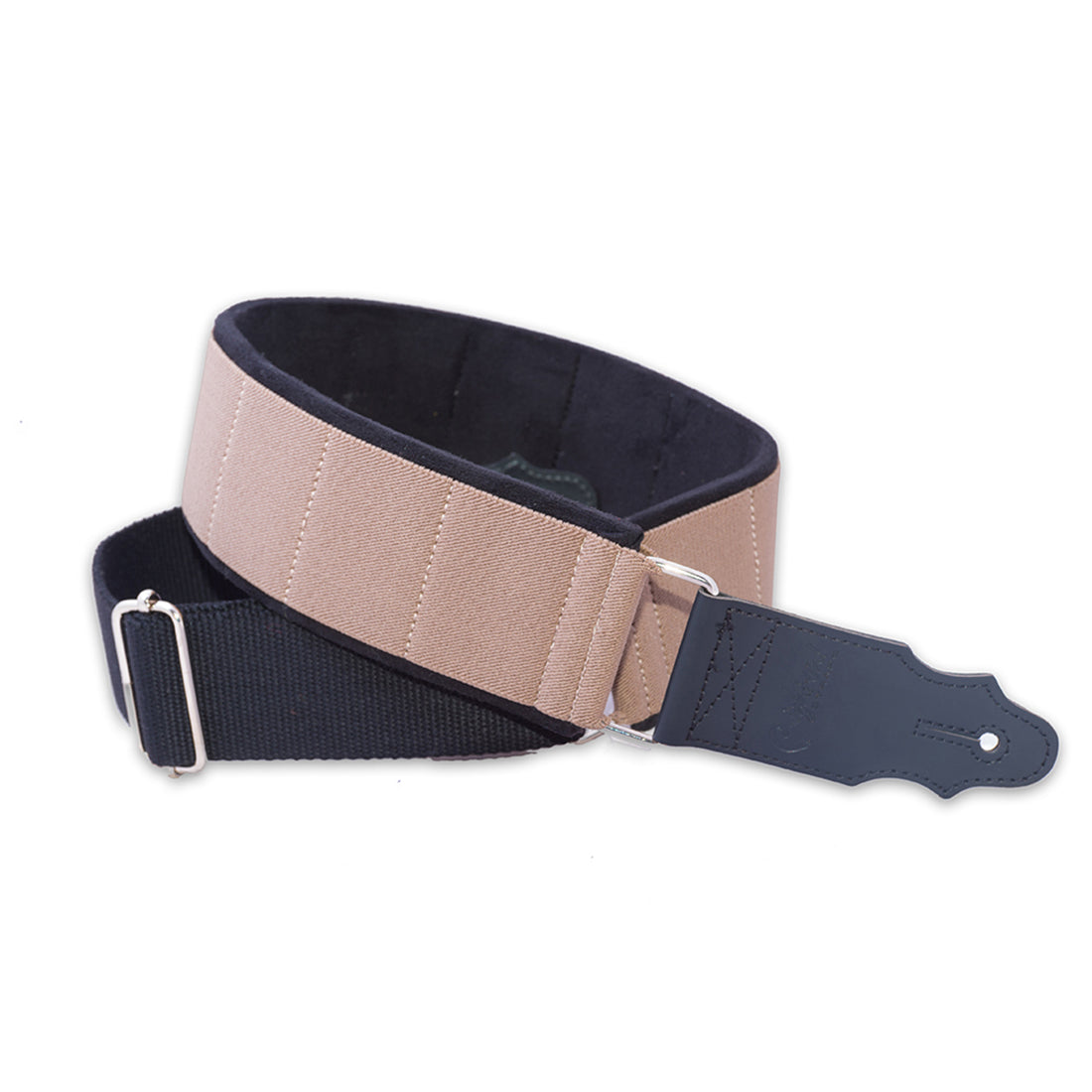 Right On Straps SPECIAL Elastic Beige Guitar Strap