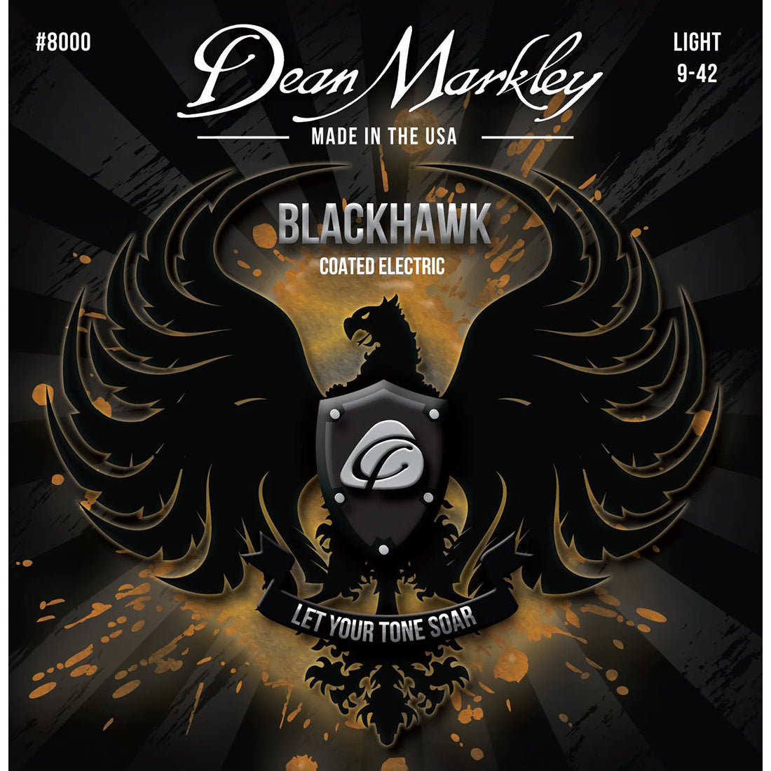 Dean Markley Blackhawk Coated Light Electric Guitar Strings 9-42