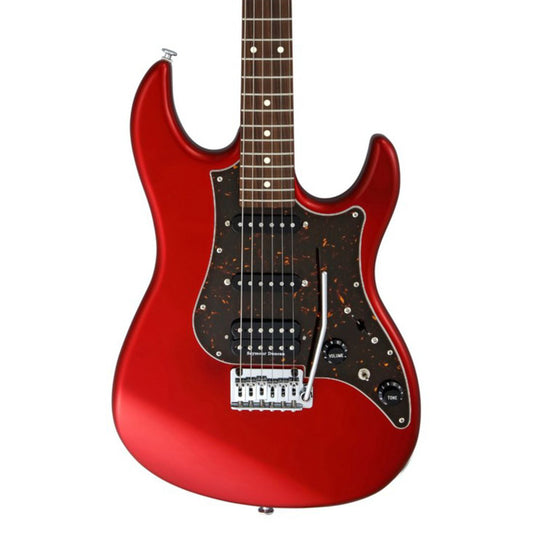 FGN JOS2CLG/CAR Odyssey Candy Apple Red Electric Guitar with Gig Bag