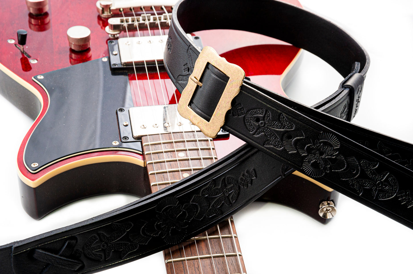 Right On Straps LEGEND BM BOHEMIAN Black Guitar Strap