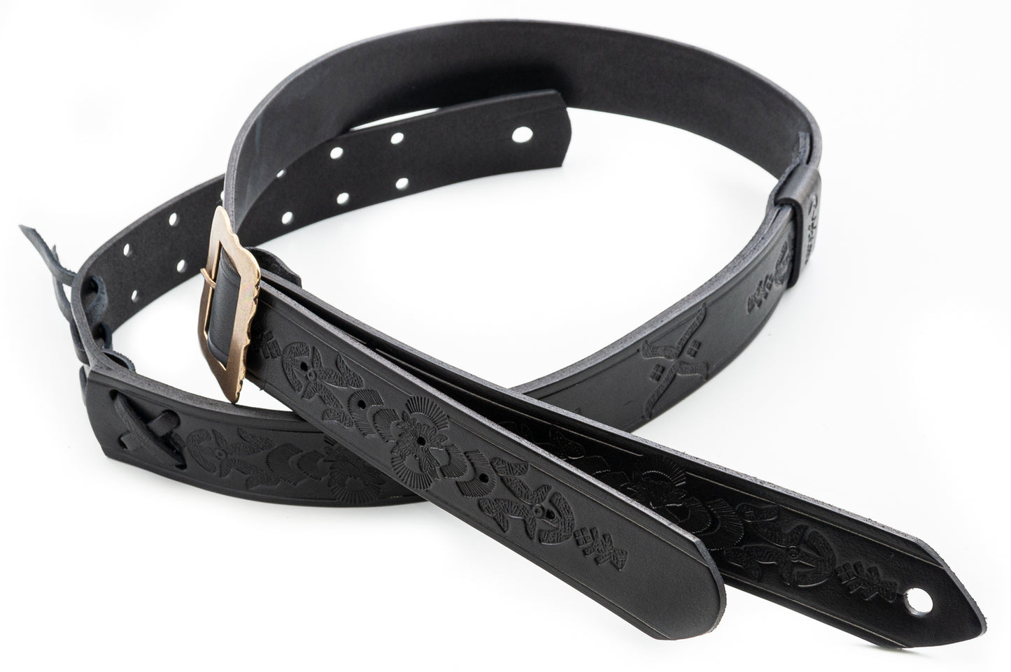 Right On Straps LEGEND BM BOHEMIAN Black Guitar Strap