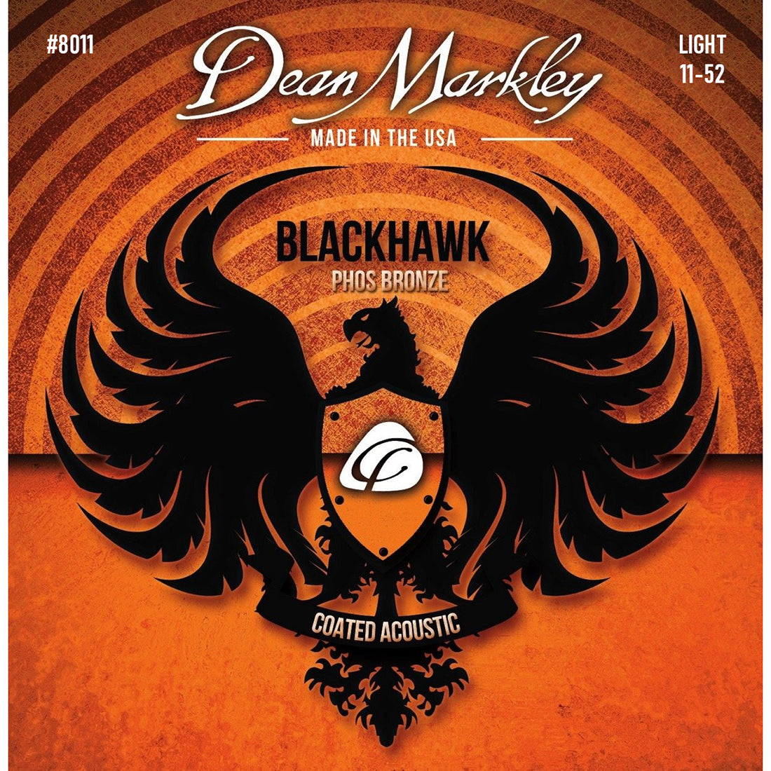 Dean Markley Blackhawk Phos Bronze Coated Acoustic Light Strings 11-52