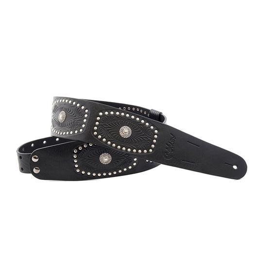 Right On Straps MAGIC70 Shield Black Guitar Strap