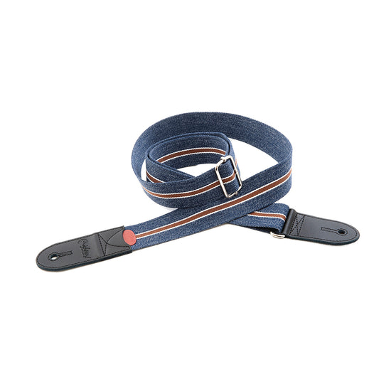 Right On Straps ROADRUNNER Estoril Blue Guitar Strap