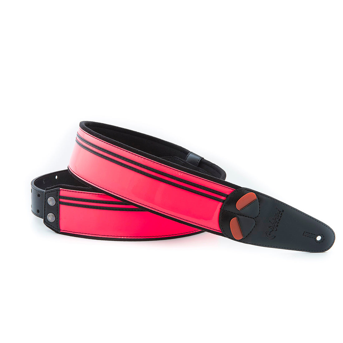 Right On Straps MOJO Neon Neon Pink Guitar Strap