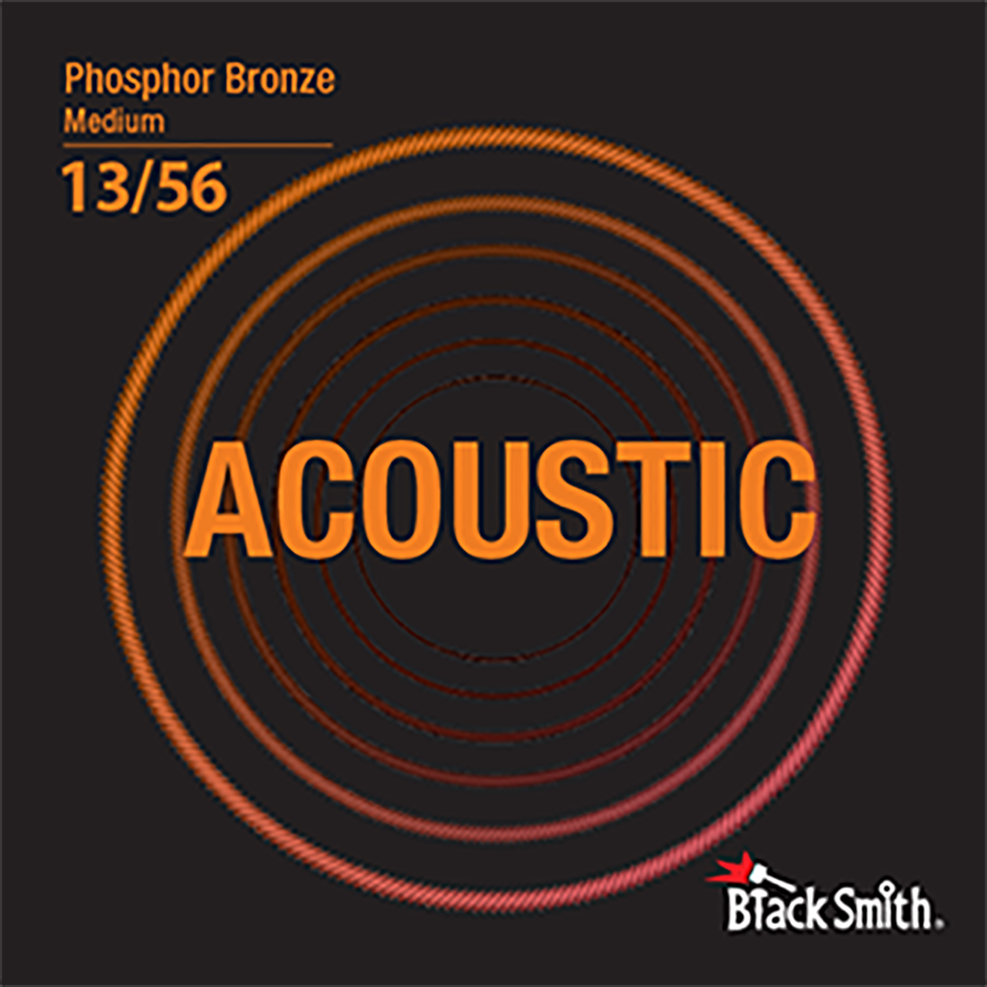 Black Smith PB-1356 Medium Phosphor Bronze Acoustic Guitar Strings