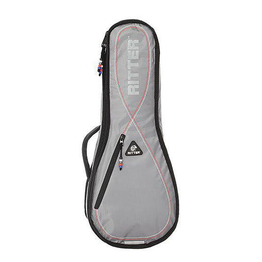 Ritter RGP2-U/SRW Silver Grey-Red-White Soprano Ukulele Bag