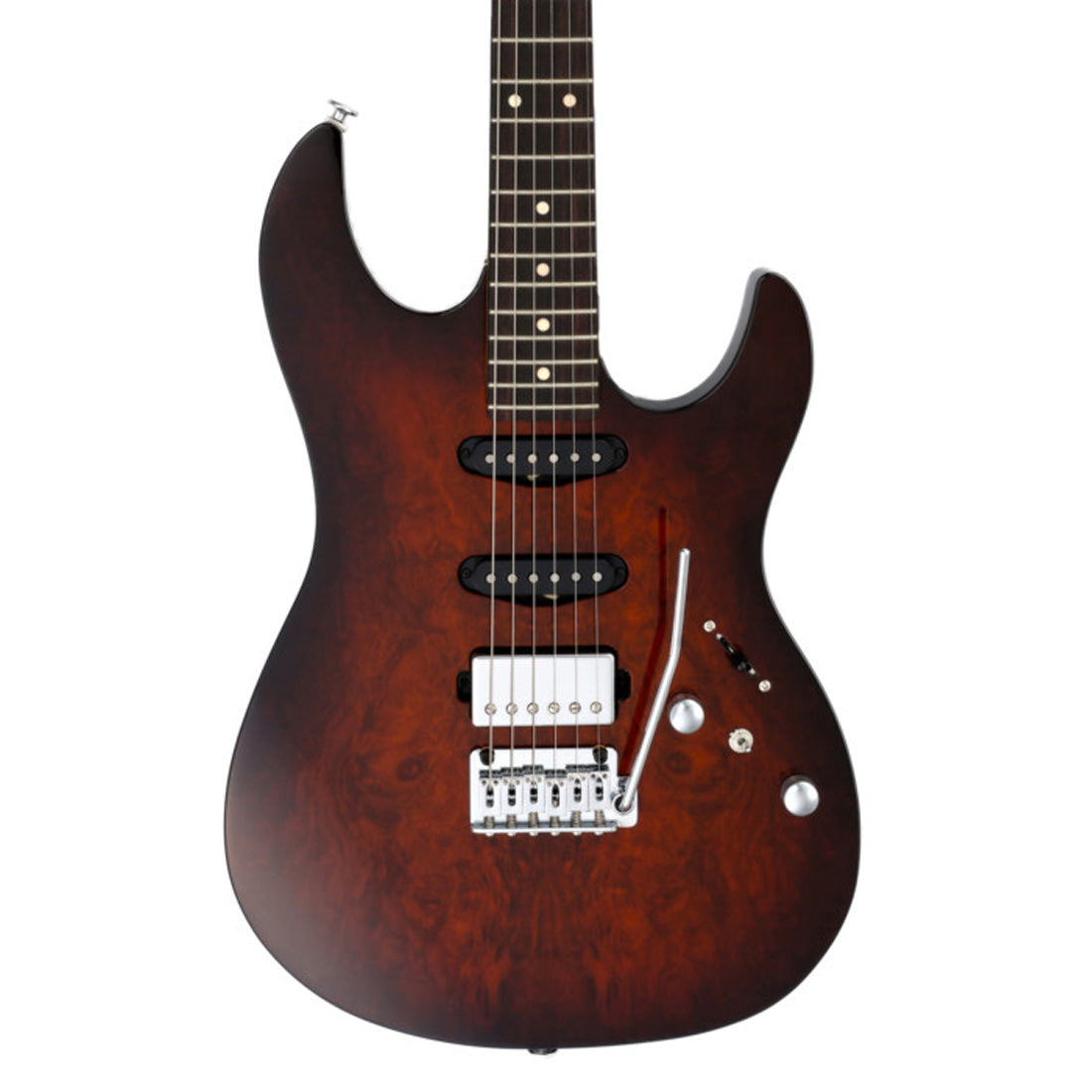 FGN JOS2DUEW1R/IBS Odyssey Imbuia Brown Sunburst Electric Guitar with Gig Bag