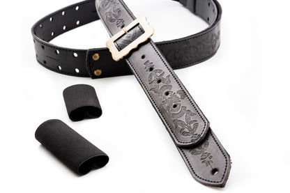 Right On Straps LEGEND BM BOHEMIAN VEGAN Black Guitar Strap