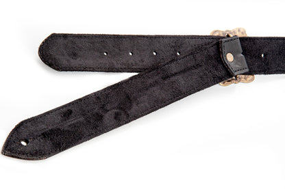 Right On Straps LEGEND BM BOHEMIAN VEGAN Black Guitar Strap