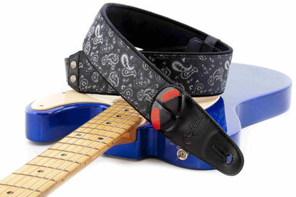 Right On Straps MOJO Paisley Black