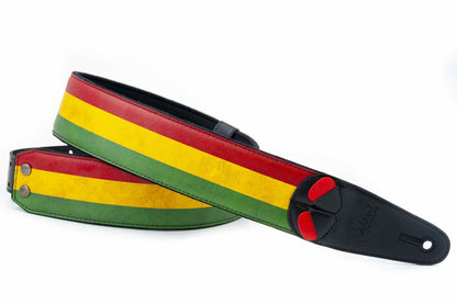 Right On Straps MOJO LEGEND RASTA Guitar Strap