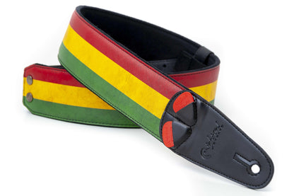 Right On Straps MOJO LEGEND RASTA Guitar Strap