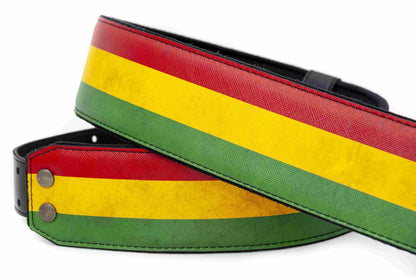 Right On Straps MOJO LEGEND RASTA Guitar Strap