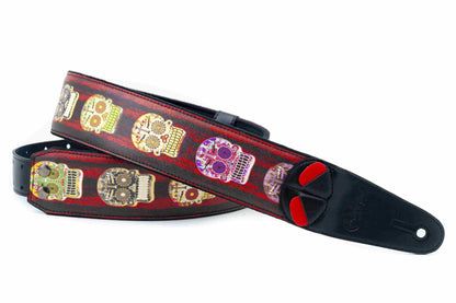 Right On Straps Skulls Guitar Strap