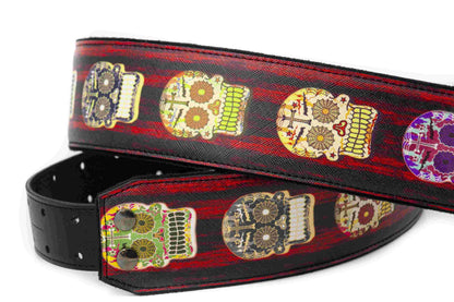 Right On Straps Skulls Guitar Strap