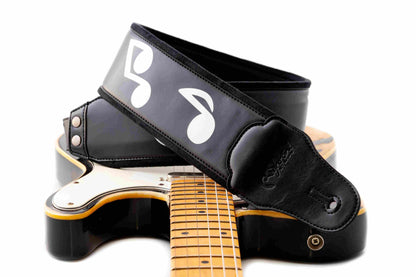 Right On Straps LEGEND SRV Black Guitar Strap