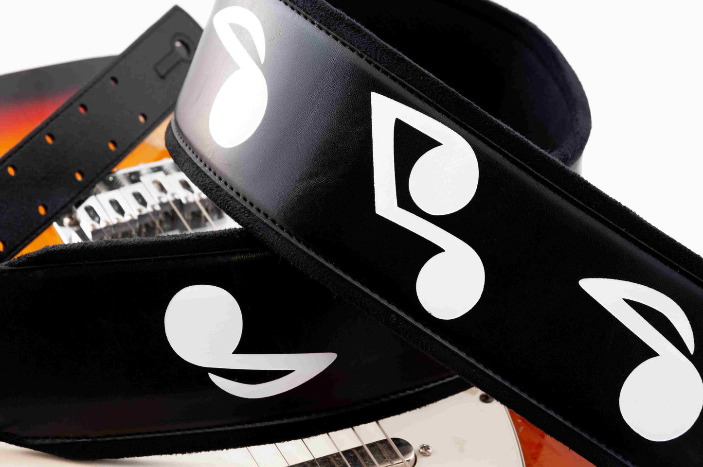 Right On Straps LEGEND SRV Black Guitar Strap